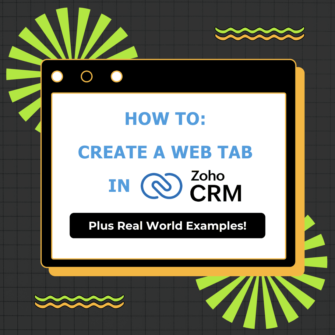 Zoho CRM Web Tabs: Save Time by Embedding External Pages Right Inside Your CRM